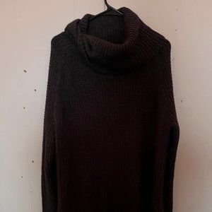 Gray A New Day cowl neck sweater